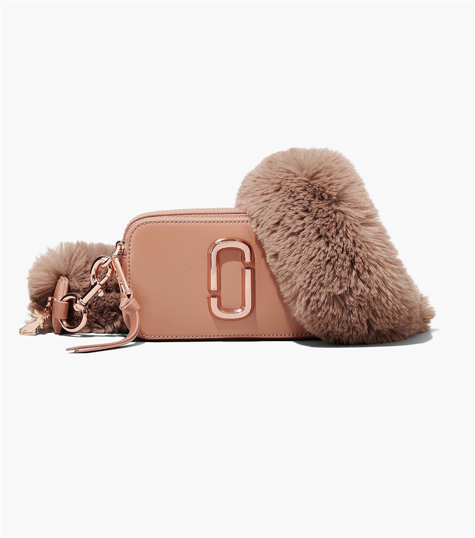 Shop Marc Jacobs The Snapshot Faux Fur Camera Bag